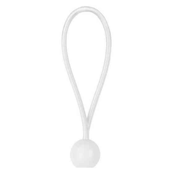 Петля еластична гумова з кулькою 15см BUNGEE CORD BALL, BCB-0515WH-L Київ