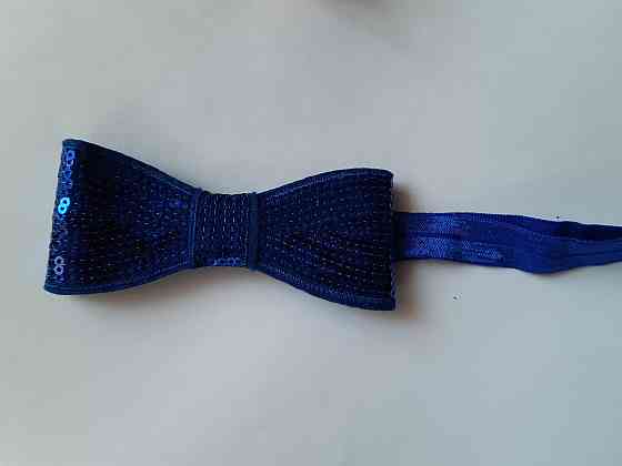 Пов'язка дитяча електрик з паєтками - бант близько 10см, окружність 36-48см Київ