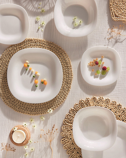 Сервіз Luminarc Carine White, 19 предметів (7082602) Київ - фото 4