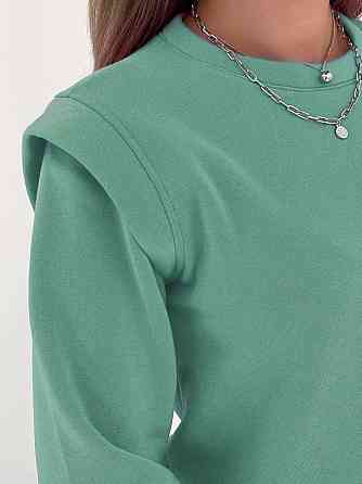 Тепла жіноча сукня спортивна "Cassie" оптом | Норма і батал | Розпродаж моделі Оливковий, 50-52 Київ