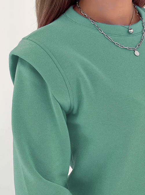 Теплое женское платье спортивное Cassie 50-52, Оливковый Киев - изображение 4