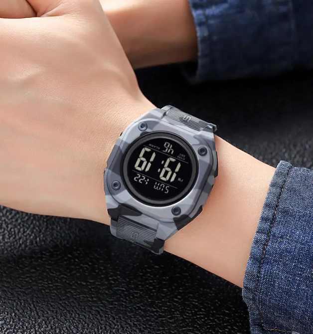 Часы мужские наручные спортивные Skmei 2160 (Серый камуфляж) Винница - изображение 5