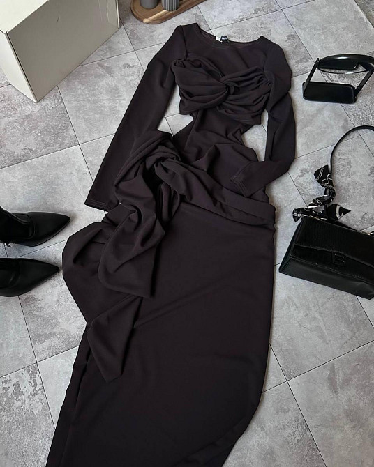 Жіноча стильна романтична сукня крепдайвінг Одеса - фото 7