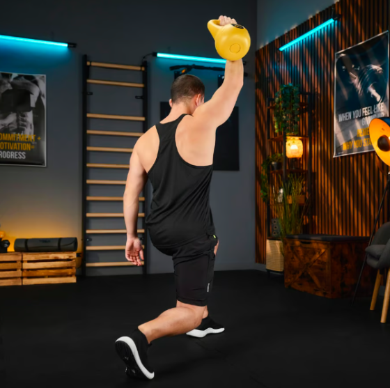 Гиря вінілова 8кг Trex Sport TX-008CKB жовта Київ