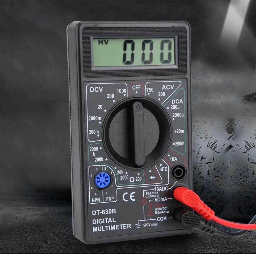 Цифровой мультиметр тестер Digital DT-832 крона+щупы в комплекте Харьков - изображение 1