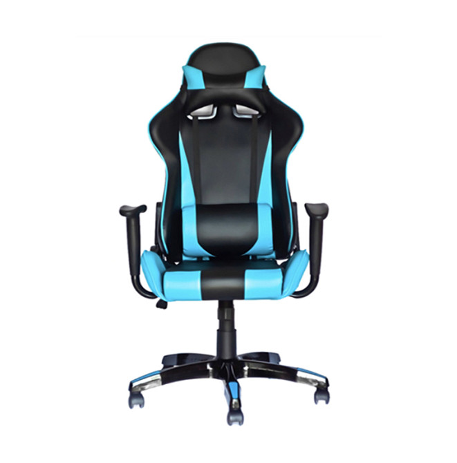 Кресло Коннэкт Пластик М-1 (Tilt) Черный + Голубой Киев - изображение 2