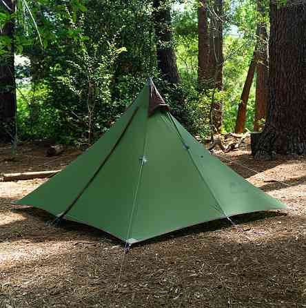 Сверхлегкая одноместная палатка с острой верхушкой Naturehike NH17T030-L (Темно- зеленая) Киев