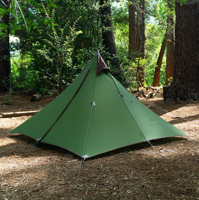 Надлегкий одномісний намет з гострою верхівкою Naturehike NH17T030-L (Темно-зелений) Київ - фото 2