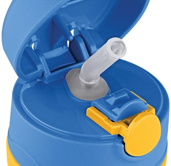 Дитяча Термокухоль для напоїв 290 мл з трубочкою Thermos 'Foogo" (110010) Неіржавка сталь Нововолинськ - фото 2