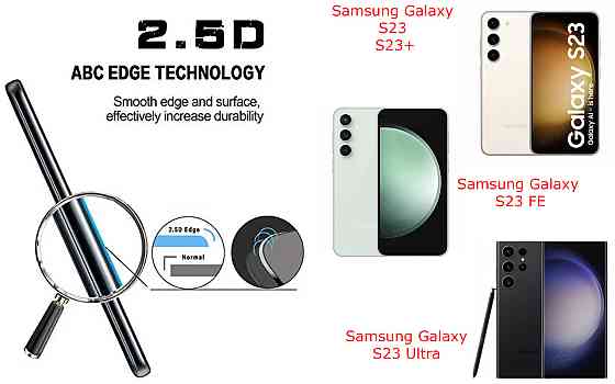 Защитное стекло ArmorGlass для Samsung Galaxy S23, S23+, S23 FE, S23 Ultra – устойчивое к царапинам и ударам Киев