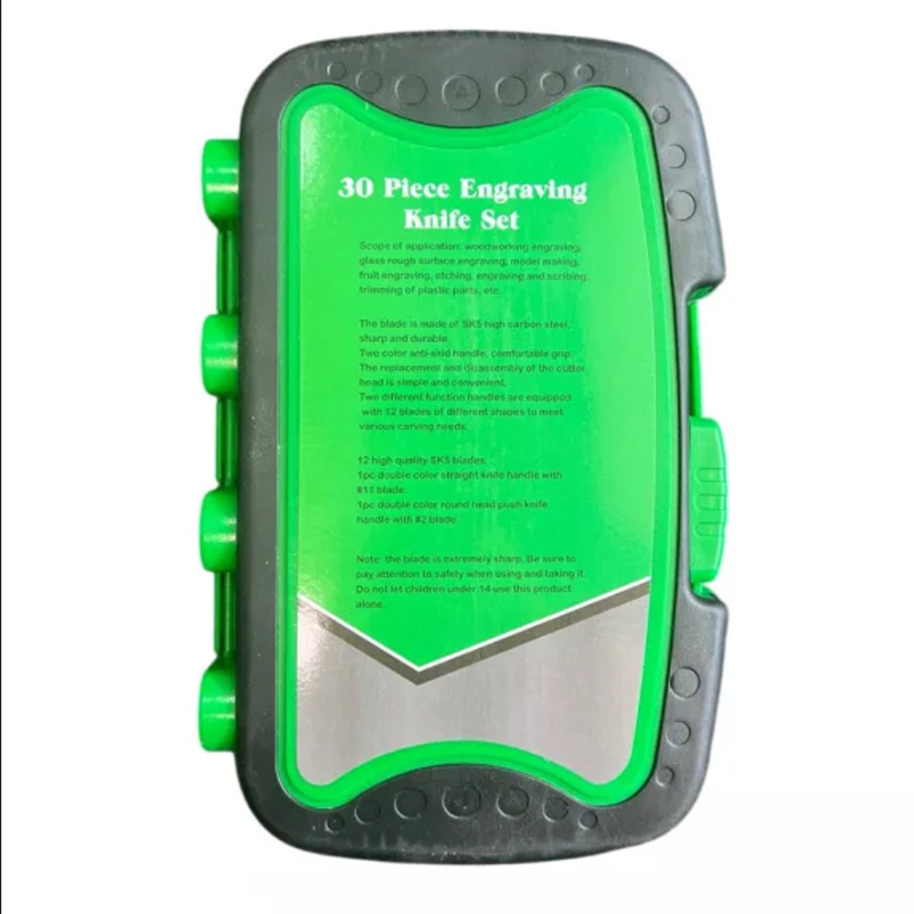 Набір ножів для різьблення по дереву (30 предметів) у чохлі. SBR Київ - фото 7