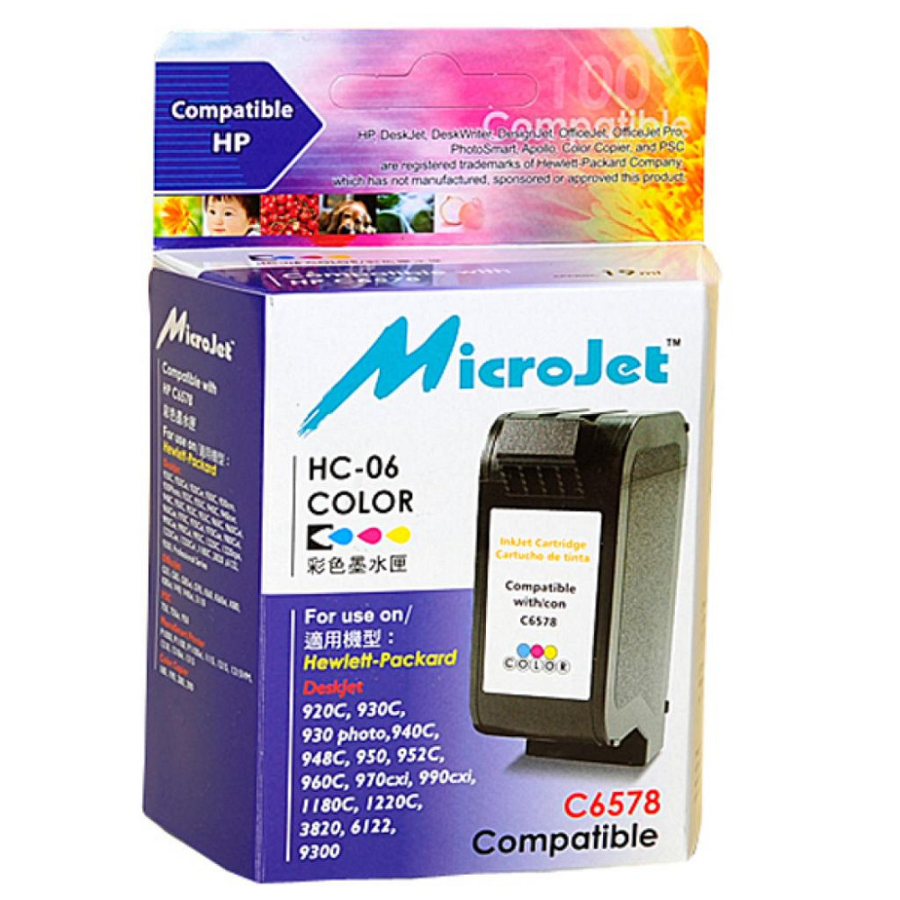 Картридж Microjet для HP №78 Color для HP DJ 930C/950C/970C (HC-06) Вінниця - фото 1