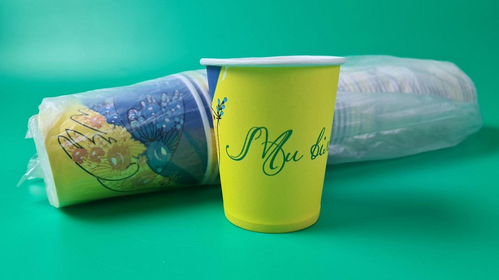 Бумажные стаканы цветные 175мл "Ми Вільні"  Маэстро (50 шт) Харків - фото 3