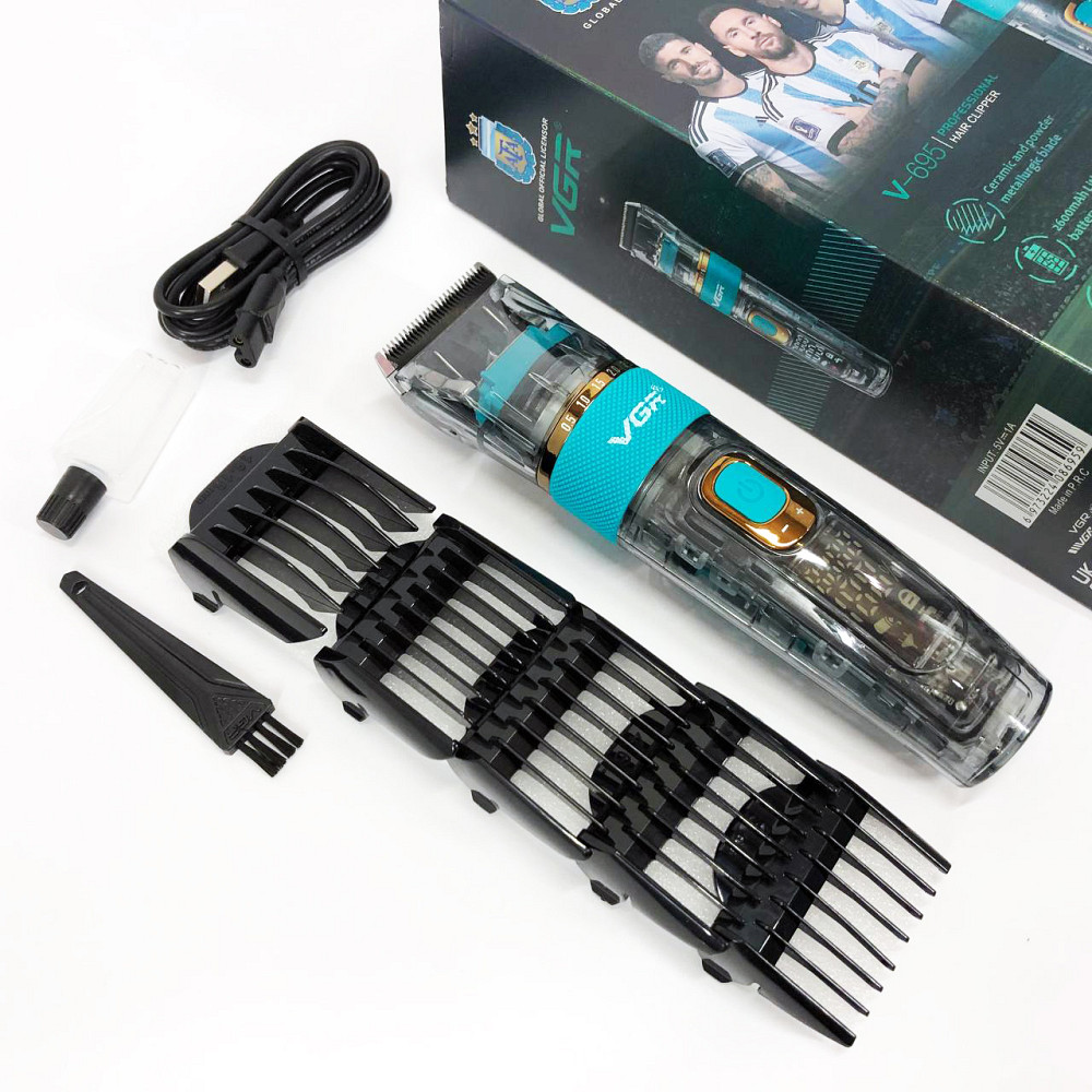 Акумуляторна машинка для стрижки і укладання волосся, Набір для видалення волосся із зарядним пристроєм MQ-65 Київ - фото 19