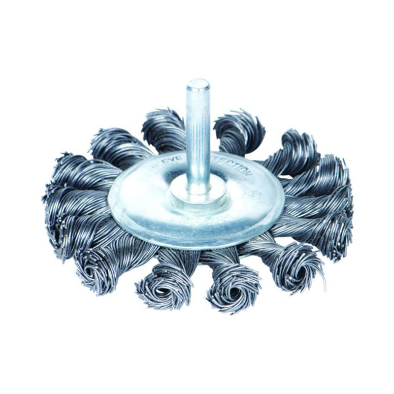 Sigma Щетка проволочная дискообразная Ø100мм хвостовик Ø6мм (стальная витая) SIGMA (9023101) Коломия - фото 1