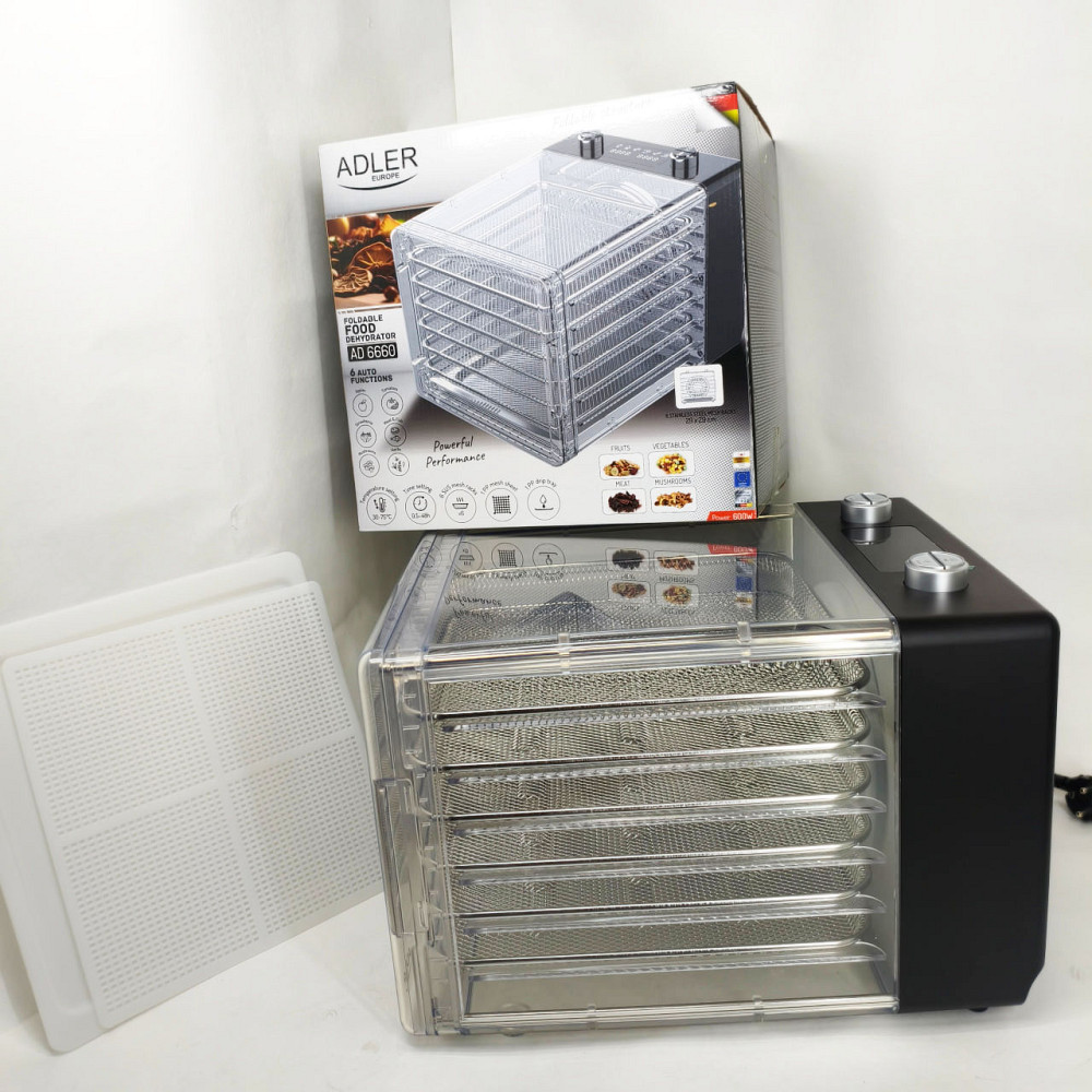 Сушарка для овочів та фруктів Adler AD 6660 600Вт харчовий дегідратор ZT-80 Львів - фото 11