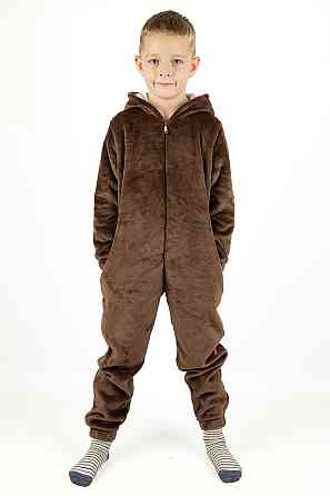 Детская пижама-кигуруми детский и подростковый, Лабубу шоколадний, пижама -  комбинезон домашний на молнии топ Киев