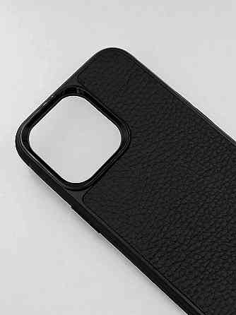 Кожаный чехол на айфон противоударный для Apple iPhone из натуральной итальянской кожи 17 Air, 17 Pro, 17 Pro Max поликарбонат чор Одесса