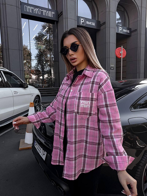 Жіноча сорочка в клітинку ( з накатом) Одеса - фото 2