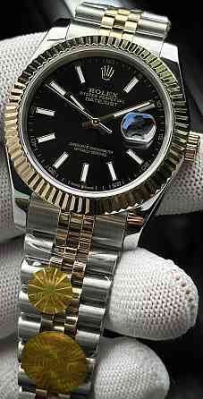 Швейцарський годинник Rolex Datejust Silver Gold Київ