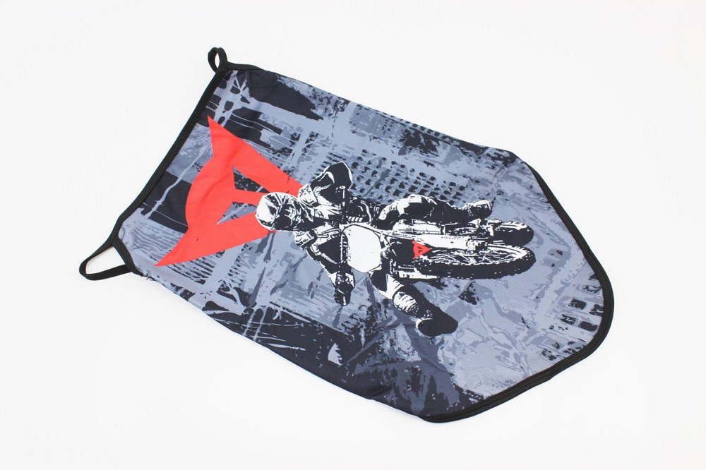 Маска обличчя пилозахисна "MOTOCROSS", з чорним малюнком, GE-80 Київ - фото 2