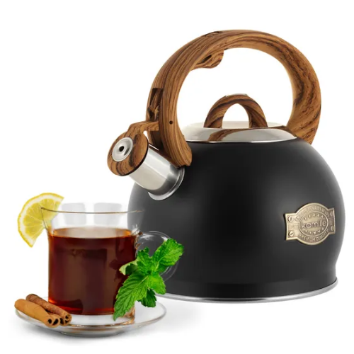 Чайник 2л нержавіюча сталь зі свистком з ручкою 