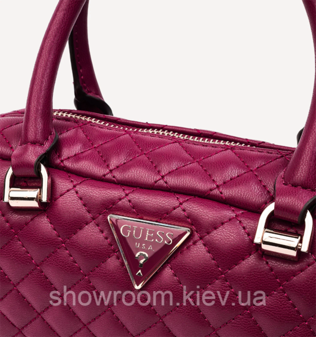 Женская сумочка бочонок Guess (94105) rose Киев - изображение 2