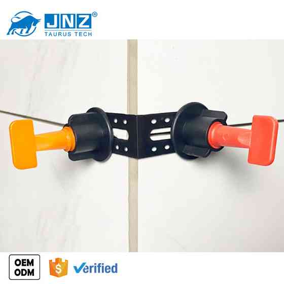 Кутник пластиковий для системи вирівнювання плитки колір чорний, для внутрішніх та зовнішніх кутів (багаторазовий, ABS, набір 25 Київ