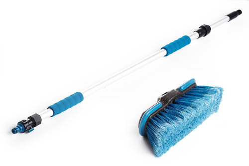 Телескопическая автомобильная щетка для мытья с клапаном 98-168 см 12 Atelie Харьков - изображение 1