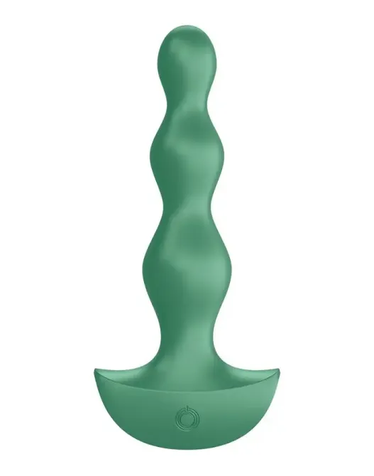 Анальний стимулятор-намистини з двома моторами Satisfyer Lolli-Plug 2 Green Львів - фото 1
