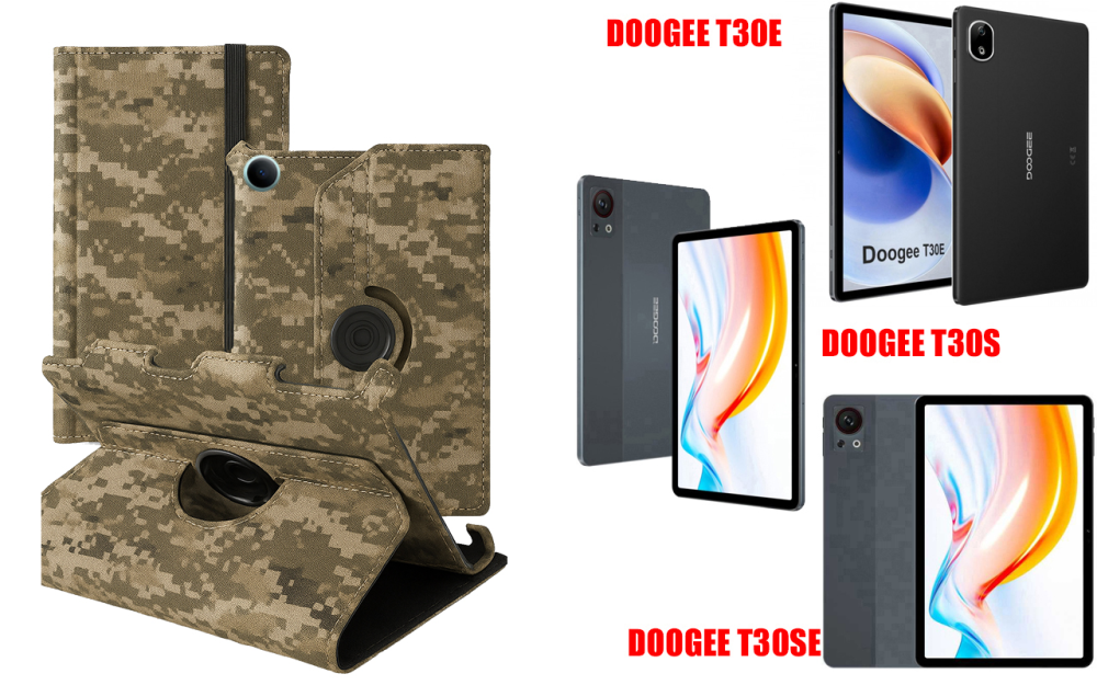 Чехол Spinner360 для планшета Doogee T30E, цвет Klasika Хаки Киев - изображение 1