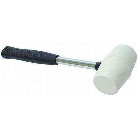 Киянка гумова біла з металевою рукояткою 450г Харків