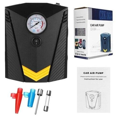 Портативный насос CZK‑3634 12В для шин и надувных изделий Киев - изображение 9