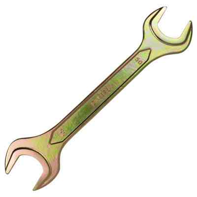 Ключ Sigma рожковый 50x55мм желтый цинк (6025551) Винница