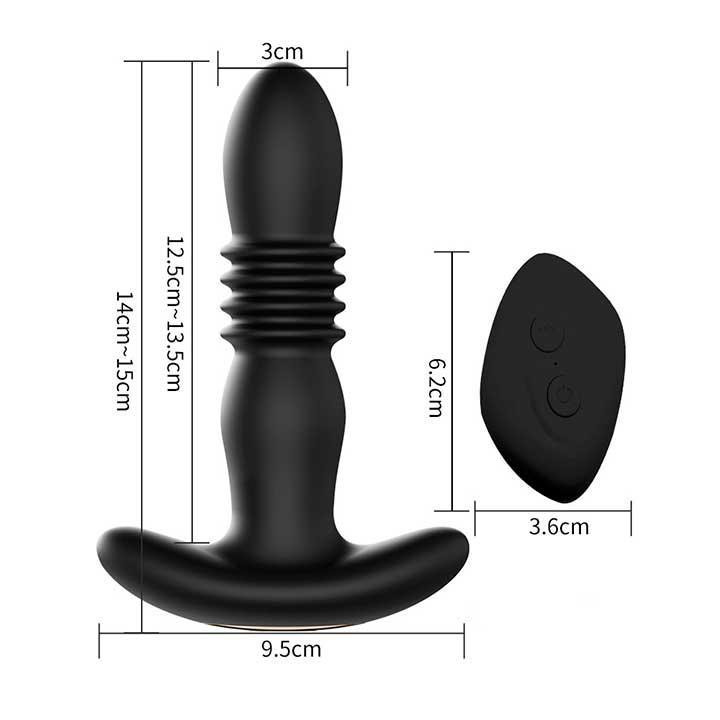 Анальний корок із вібрацією та поступальними рухами з Д/К Magic Jingers — Анальні іграшки Вінниця - фото 3