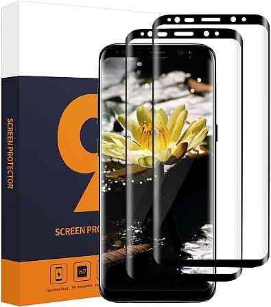Захисне скло Samsung Galaxy S8 Plus прозоре 3D повне покриття комплект 2 шт 9H 0.33 мм захисне покриття скло повноекранне Київ