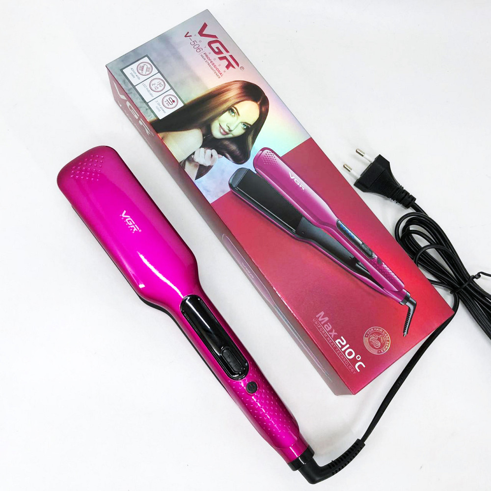 Утюжок выпрямитель для волос с терморегулятором VGR, Эргономичный утюжок выпрямитель UV-46 Львов - изображение 7