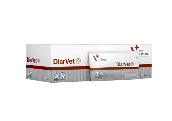 Таблетки DiarVet ДіарВет для котів і собак проти діареї (30 таблеток), Vet Expert Вінниця