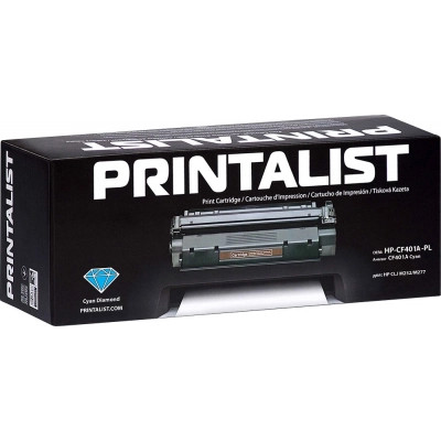 Картридж Printalist HP LJ M252/M277 CF401A Cyan (HP-CF401A-PL) Винница - изображение 2