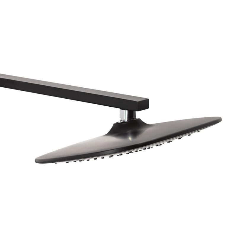 Душова система для ванни Lidz Kubis 1030 Black (k35) з виливом, чорна Київ - фото 7