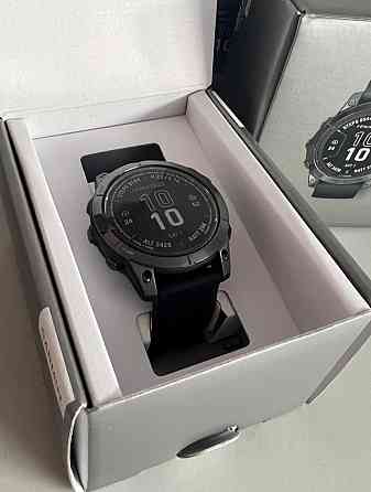 Часы: Garmin Fenix 7 Pro Sapphire Solar Carbon Grey DLC Titanium w.BB Киев
