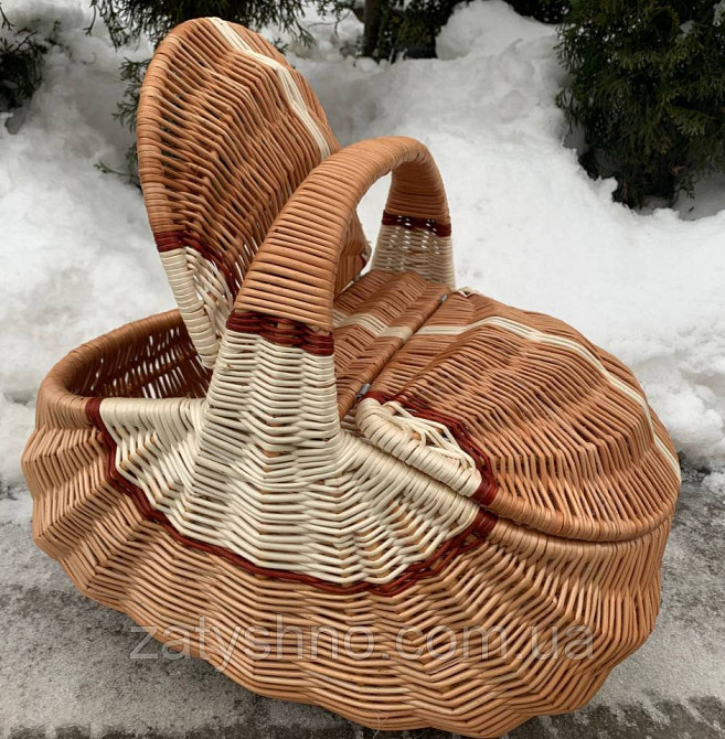 Кошик плетений пікнік Київ - фото 2