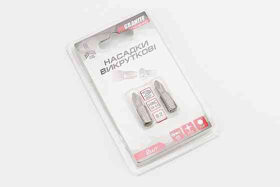 Біта PZ2 25мм 1/4" S2 2шт 10-92-250 Київ