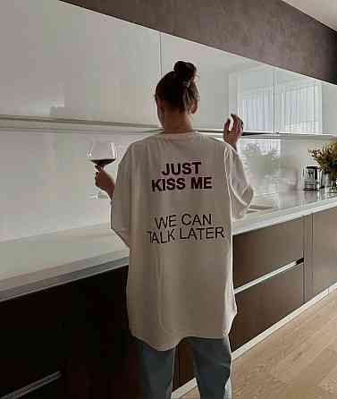 Футболка женская с принтом  48 Белая 2664085670 Днепр