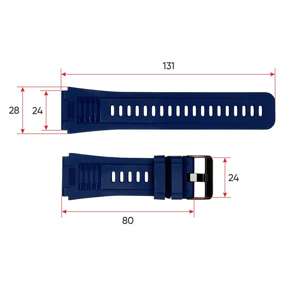 Ремінець для смарт-годинника Modfit Expedition Co,ass Blue SBR Київ - фото 3