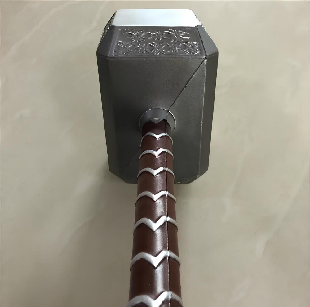 Іграшковий молот Тора RESTEQ — гумовий Мйольнір 1:1 як у фільмі, копія молота героя Marvel для ігор та колекції Київ - фото 9