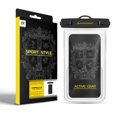 Чехол для мобильного телефона Armorstandart Waterproof Сapsule Double Pockets Black (ARM84415) Винница - изображение 3