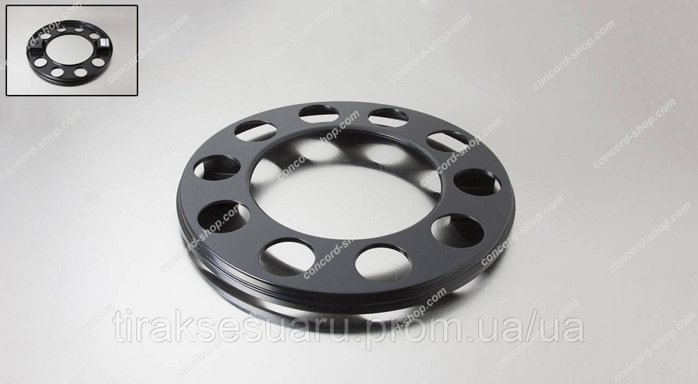 Ковпак колеса передній 22.5 корона. чорний метал Ковпак колеса корона передній чорний 22.5 (метал) Луцьк - фото 1