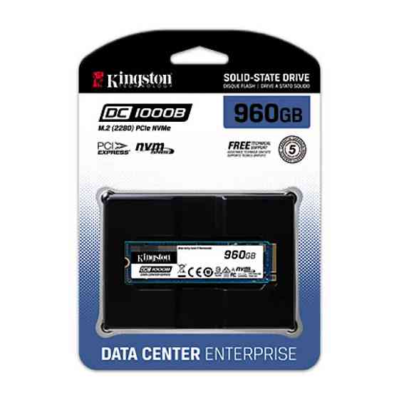 SSD M.2 Kingston DC1000B 960GB NVMe 2280 PCIe 3.0 x4 3D NAND TLC Киев