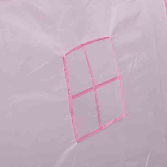 Дитячий ігровий намет будиночок для дівчаток 125×100×120 см намет будиночок для дітей Рожевий H Коломия
